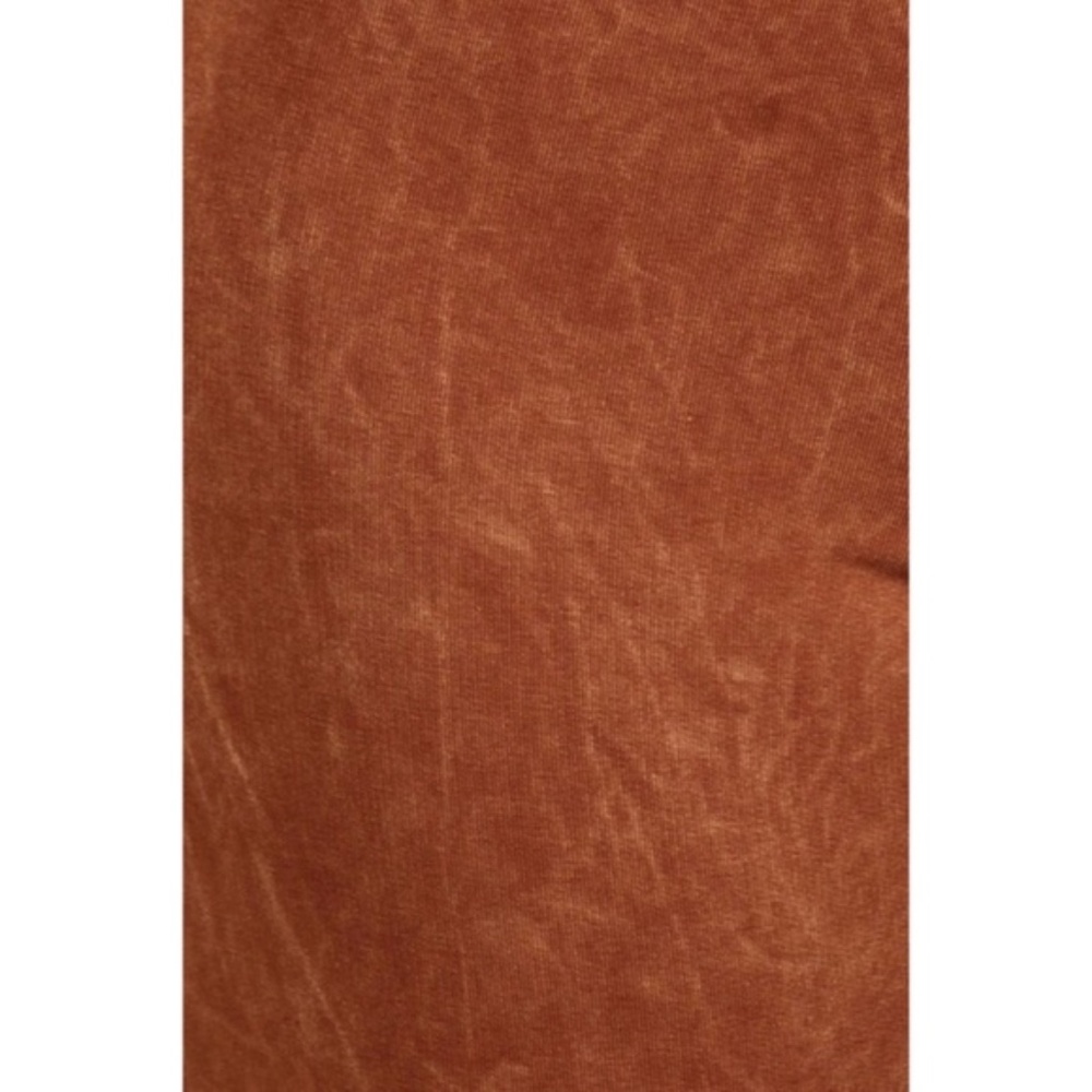 SOLD OUT Sugar Almond Mineral Wash French Terry Flared Bell Bottom Pull On Pants - Picture 4 of 5